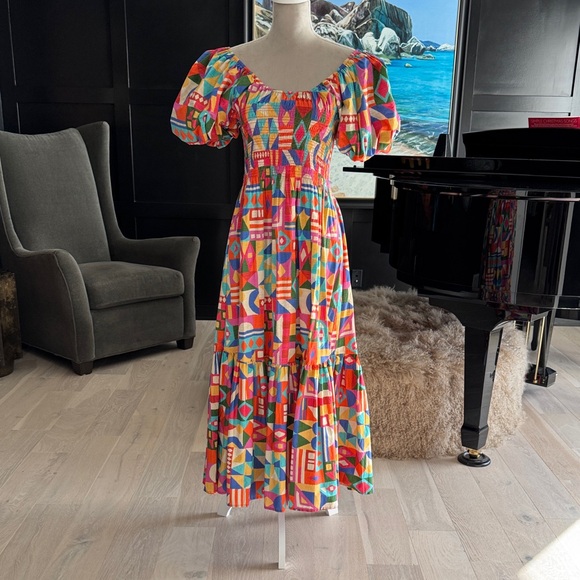 ANTONIO MELANI Dresses & Skirts - ANTONIO MELANI Vibrant Geometric Dress